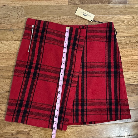 British Khaki Red Plaid Skirt Sz 6 NWT - Picture 6 of 6